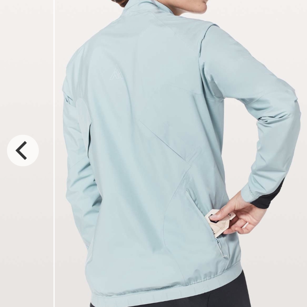 Lululemon 7Mesh Cycling Jacket windproof water resistant packable lightweight S - Picture 2 of 16